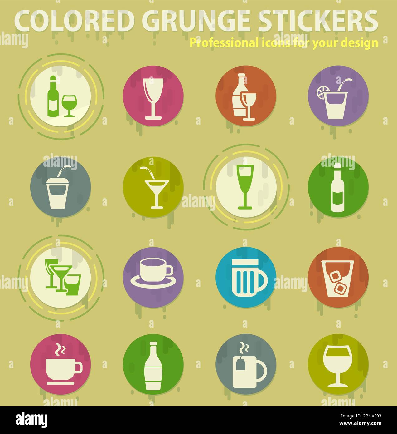 glasses icon set Stock Vector Image & Art - Alamy