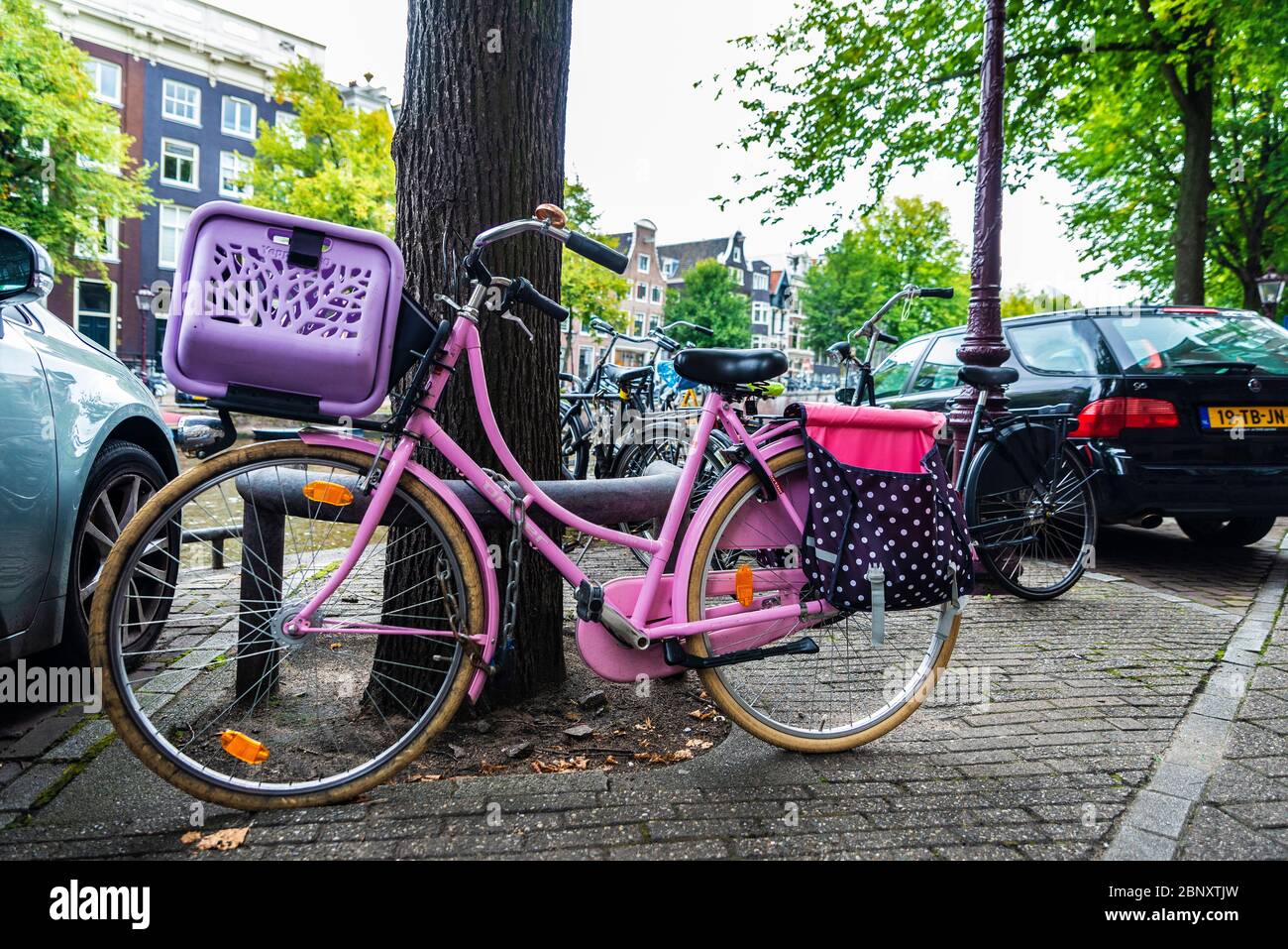pink street bike