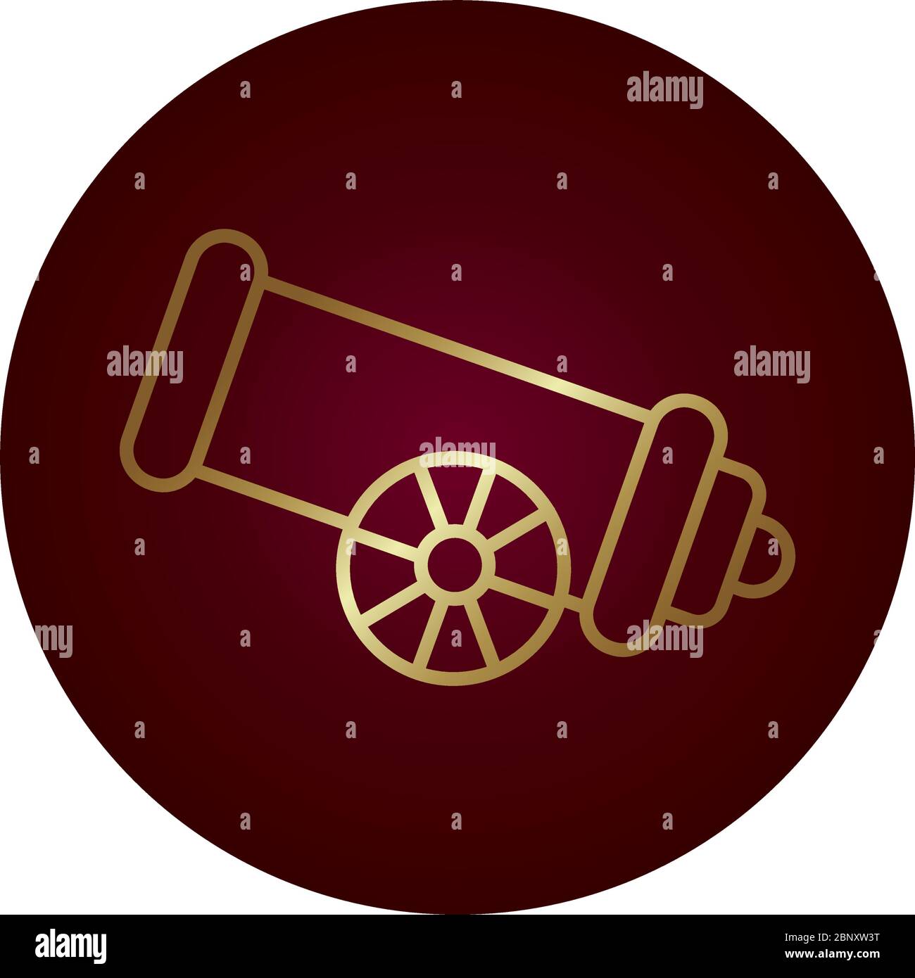 canyon weapon block gradient style icon Stock Vector Image & Art - Alamy