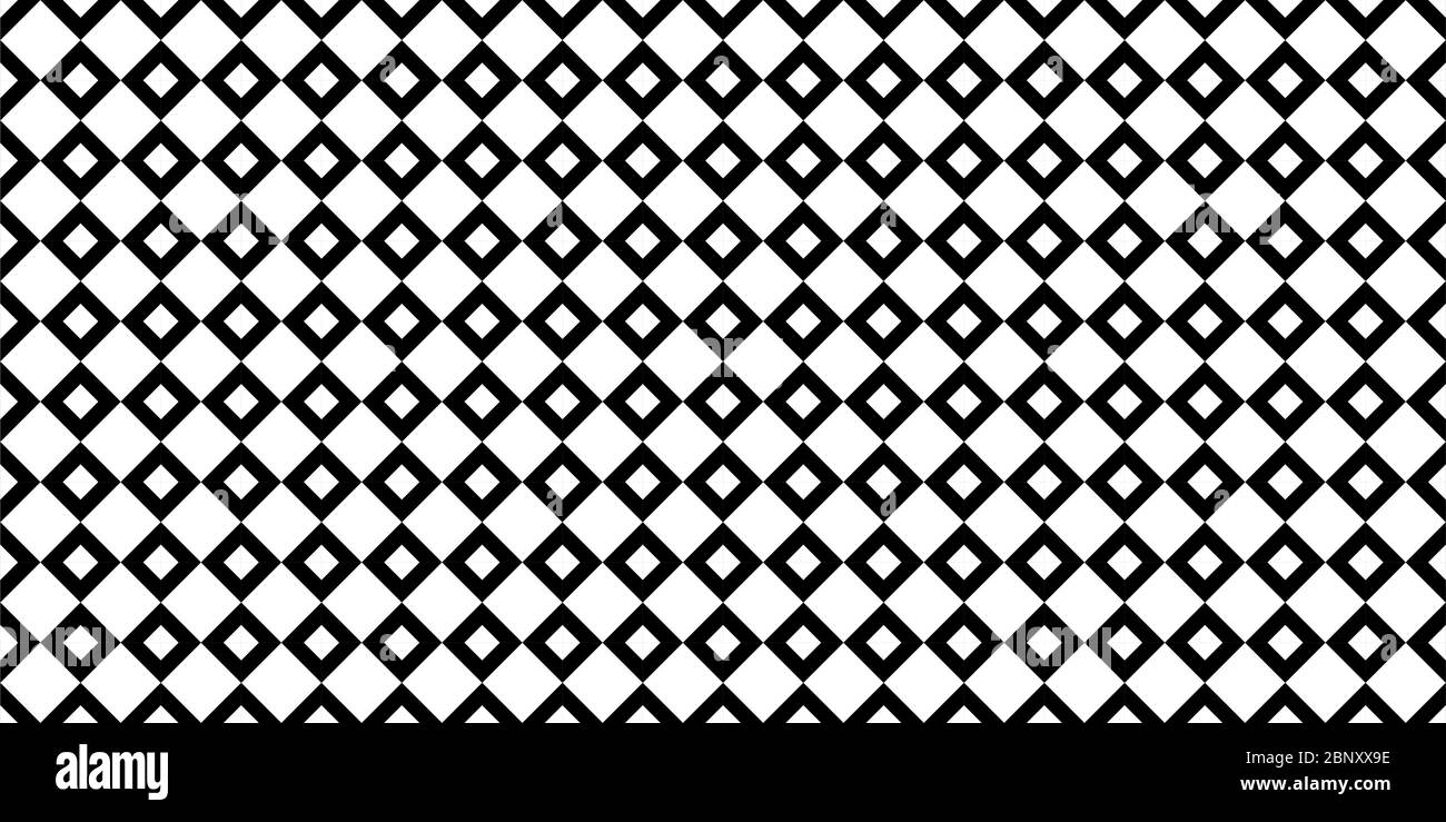 Black And White Seamless Abstract Pattern Vector Illustration Stock ...