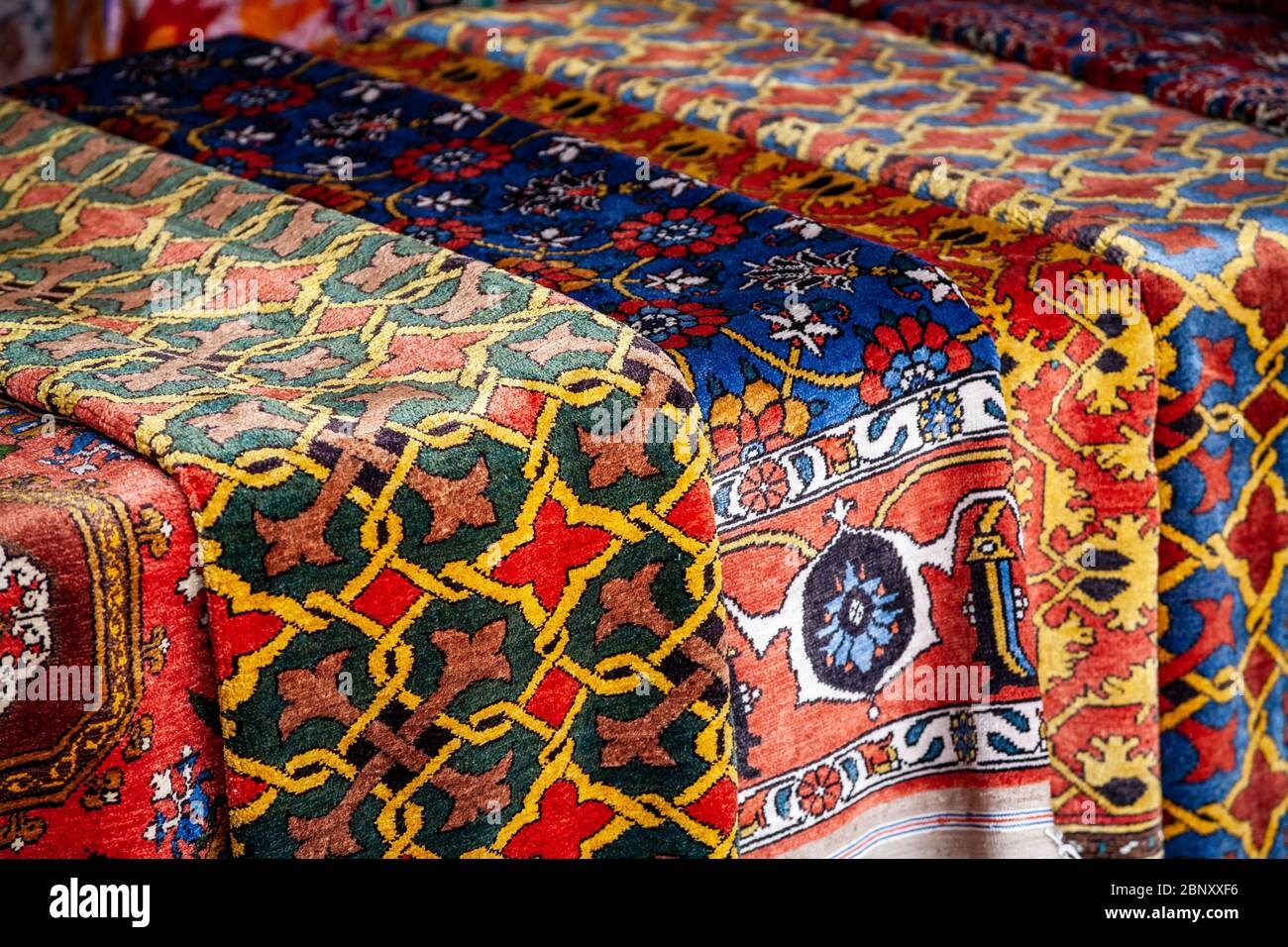 Silk rugs hi-res stock photography and images