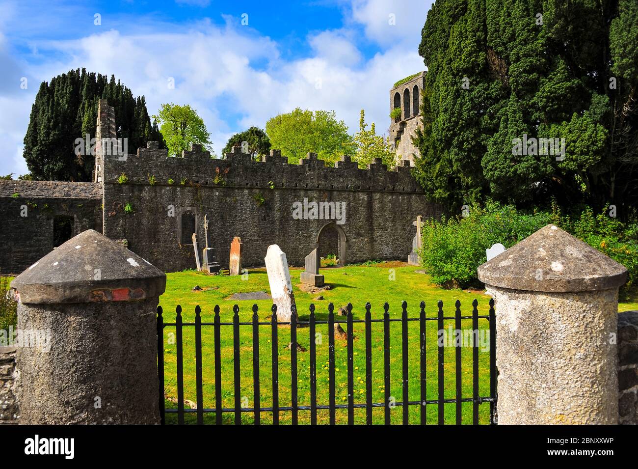 Ancient Castles in Ireland North of Dublin Stock Photo