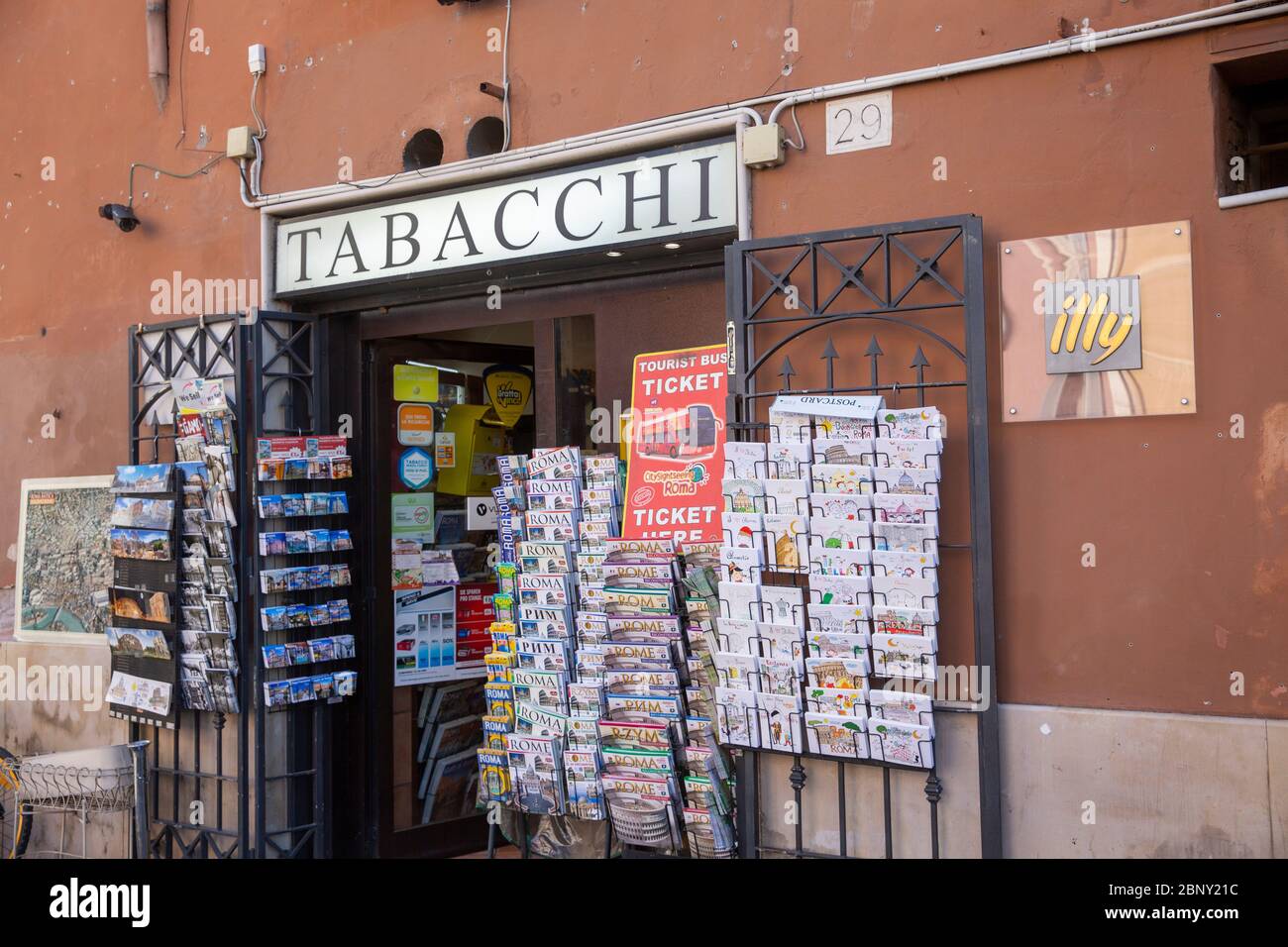 Rome Tabacchi tobacco store in Rome city centre,Italy,Europe Stock Photo