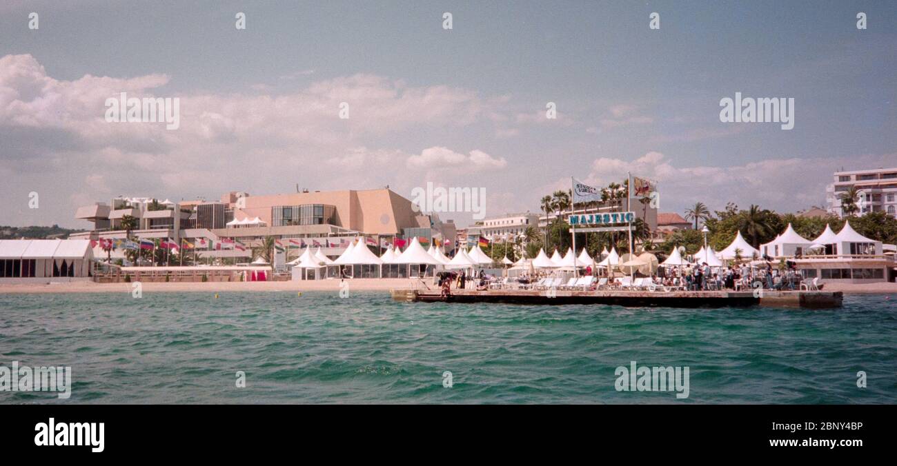 CANNES, FRANCE. May 1997: Palais des Festivals & Hotel Majestic at the 50th Cannes Film Festival.  File photo © Paul Smith/Featureflash Stock Photo