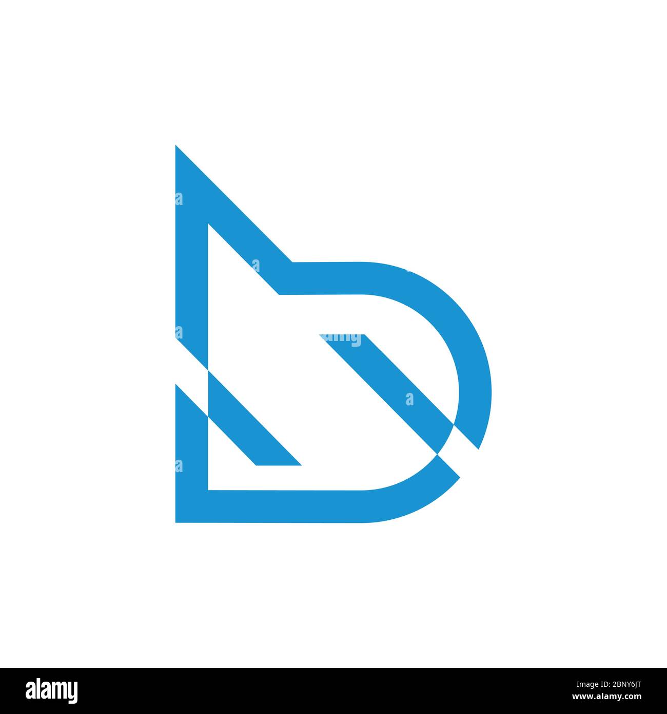 letter b motion lines logo vector Stock Vector Image & Art - Alamy