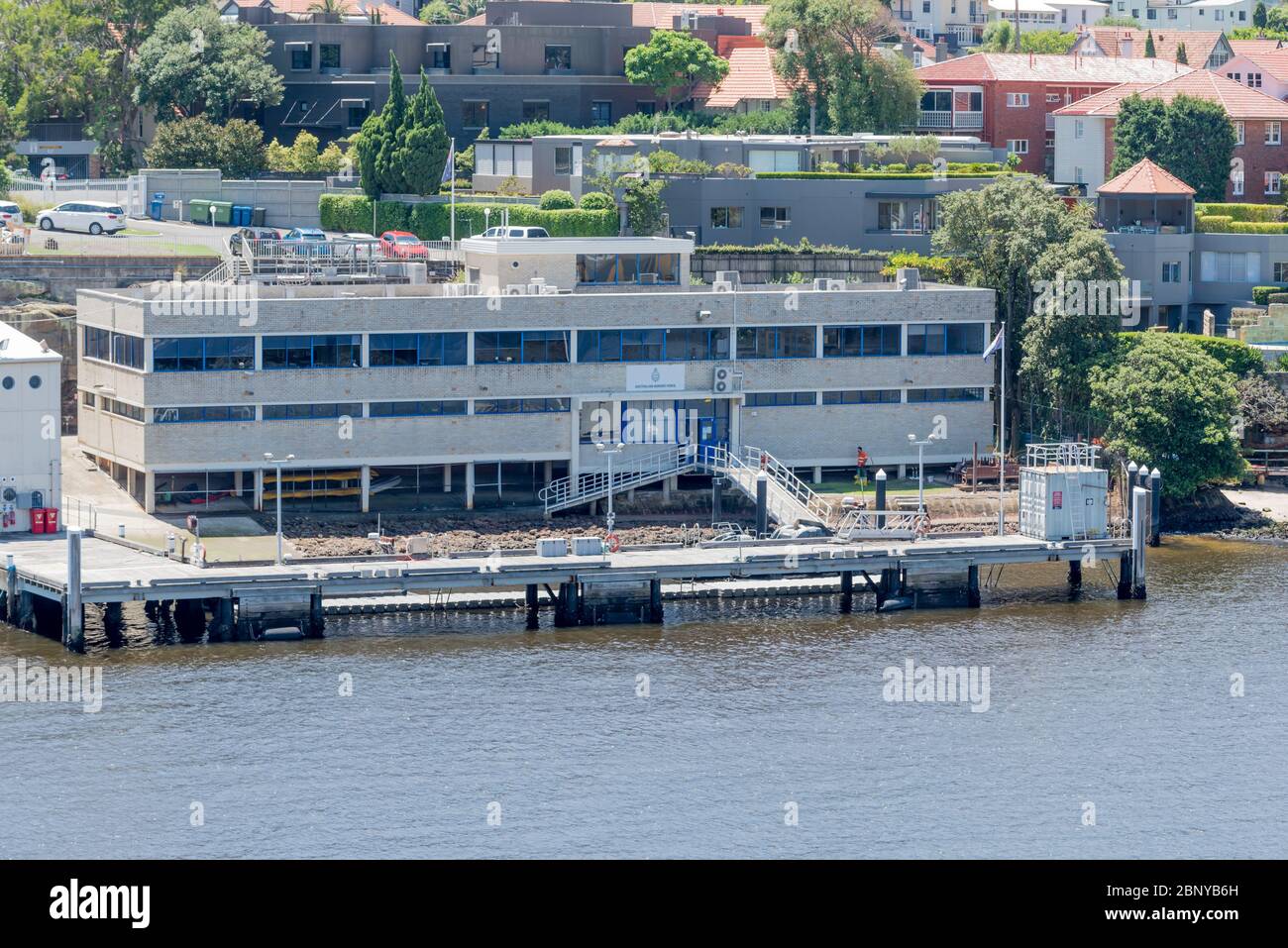 The harbourside offices and marina of the Australian Border Force in Neutral Bay within Sydney The harbourside offices and marina of the Australian Border Force in Neutral Bay within Sydney