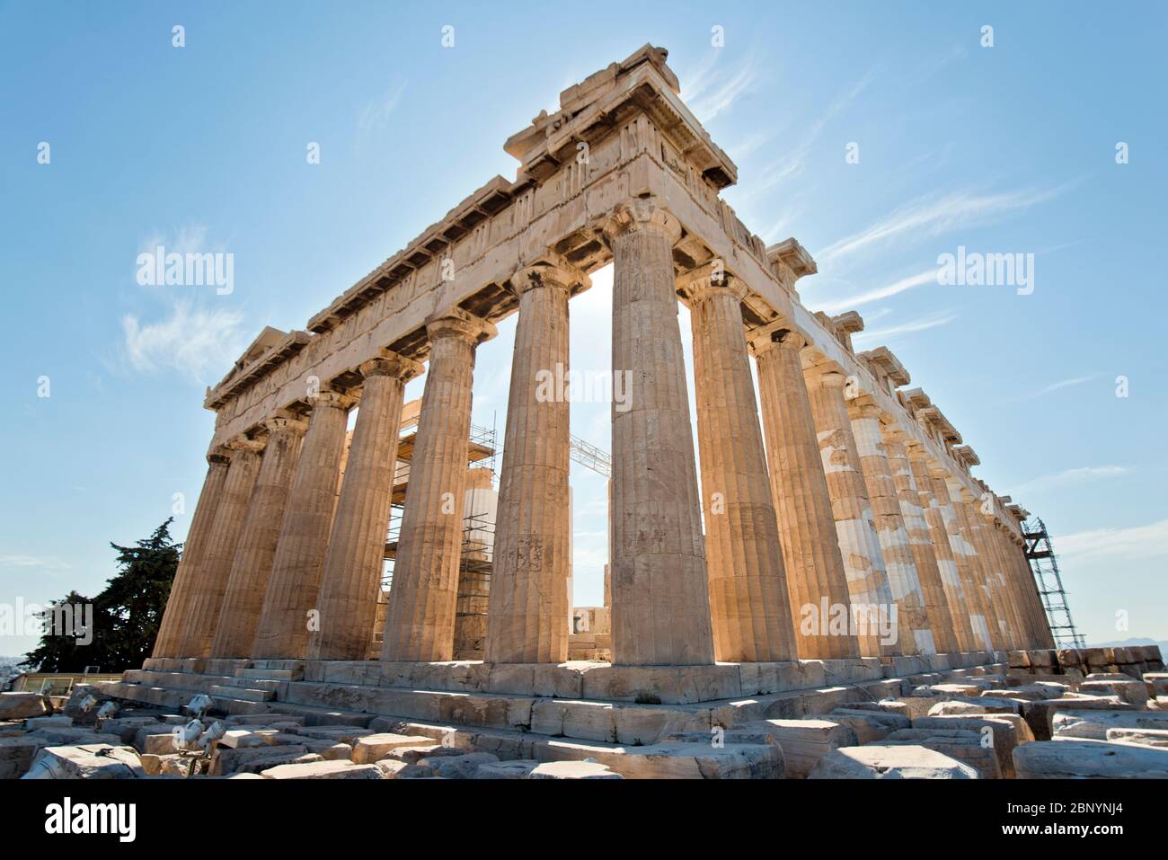 The Parthenon. Acropolis of Athens, Greece Stock Photo