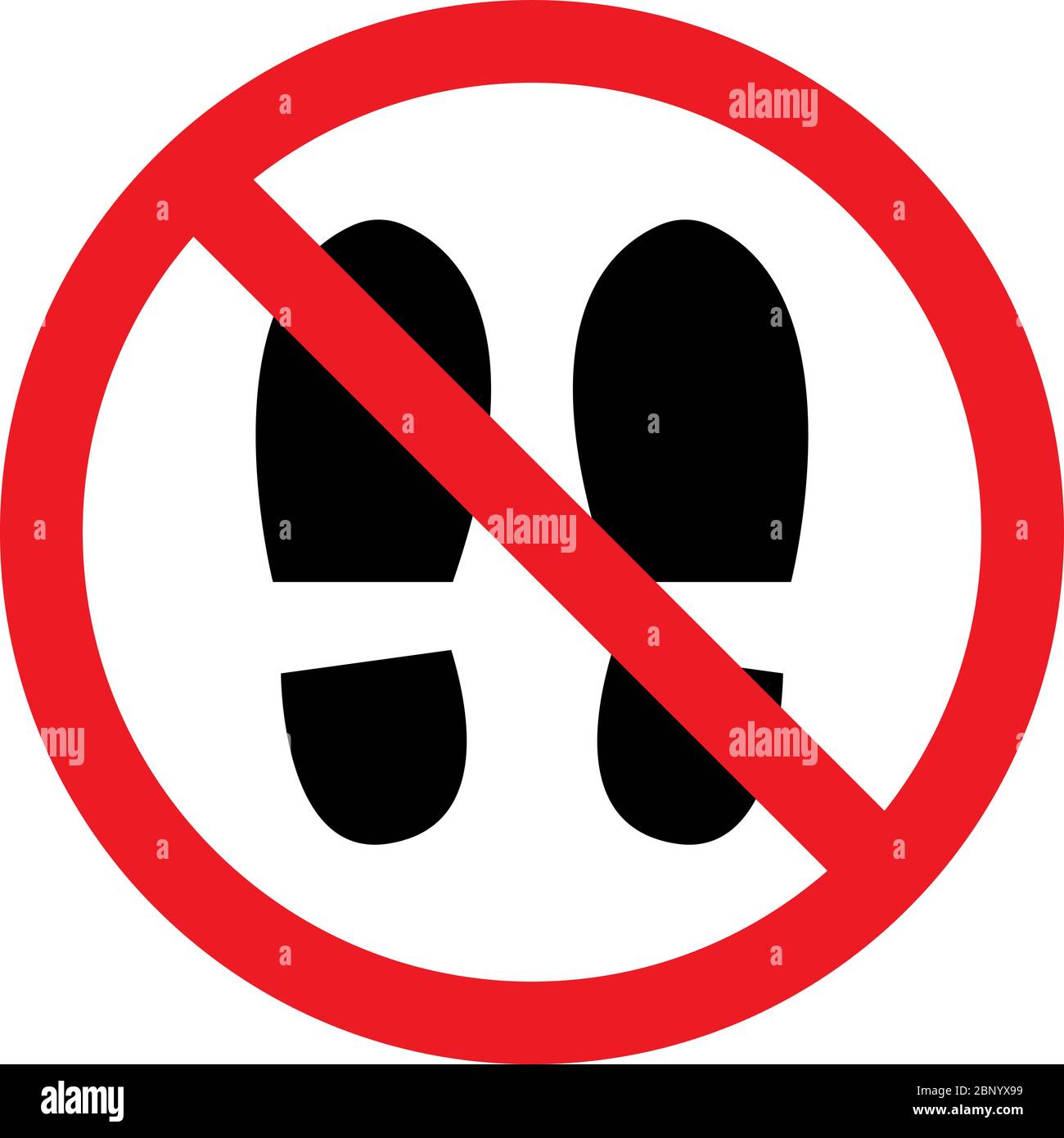 Take your shoes off Stock Vector Images - Alamy