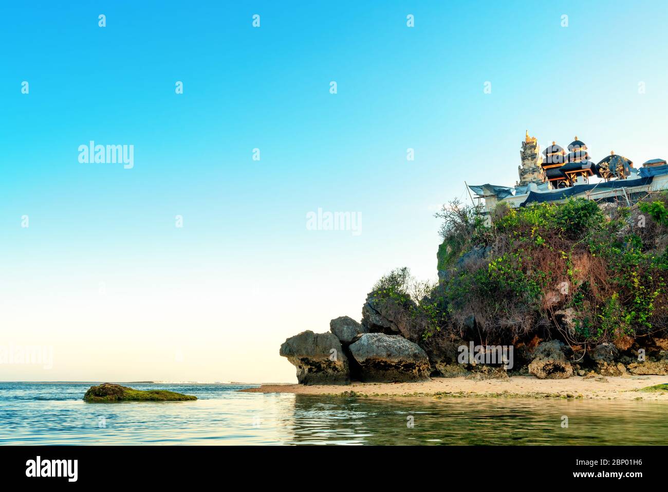 Tanah Lot - Temple in the Ocean. Bali, Indonesia. Stock Photo