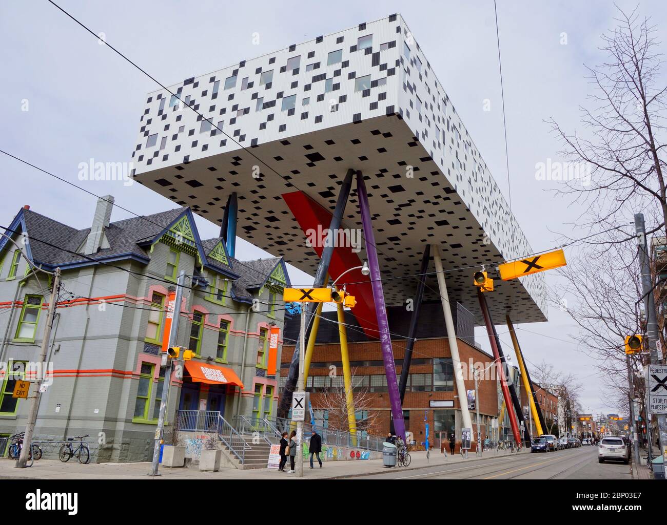 Toronto Canada - 27 March 2015 - Ontario College of Art and Design in McCaul Street in downtown Toronto Stock Photo