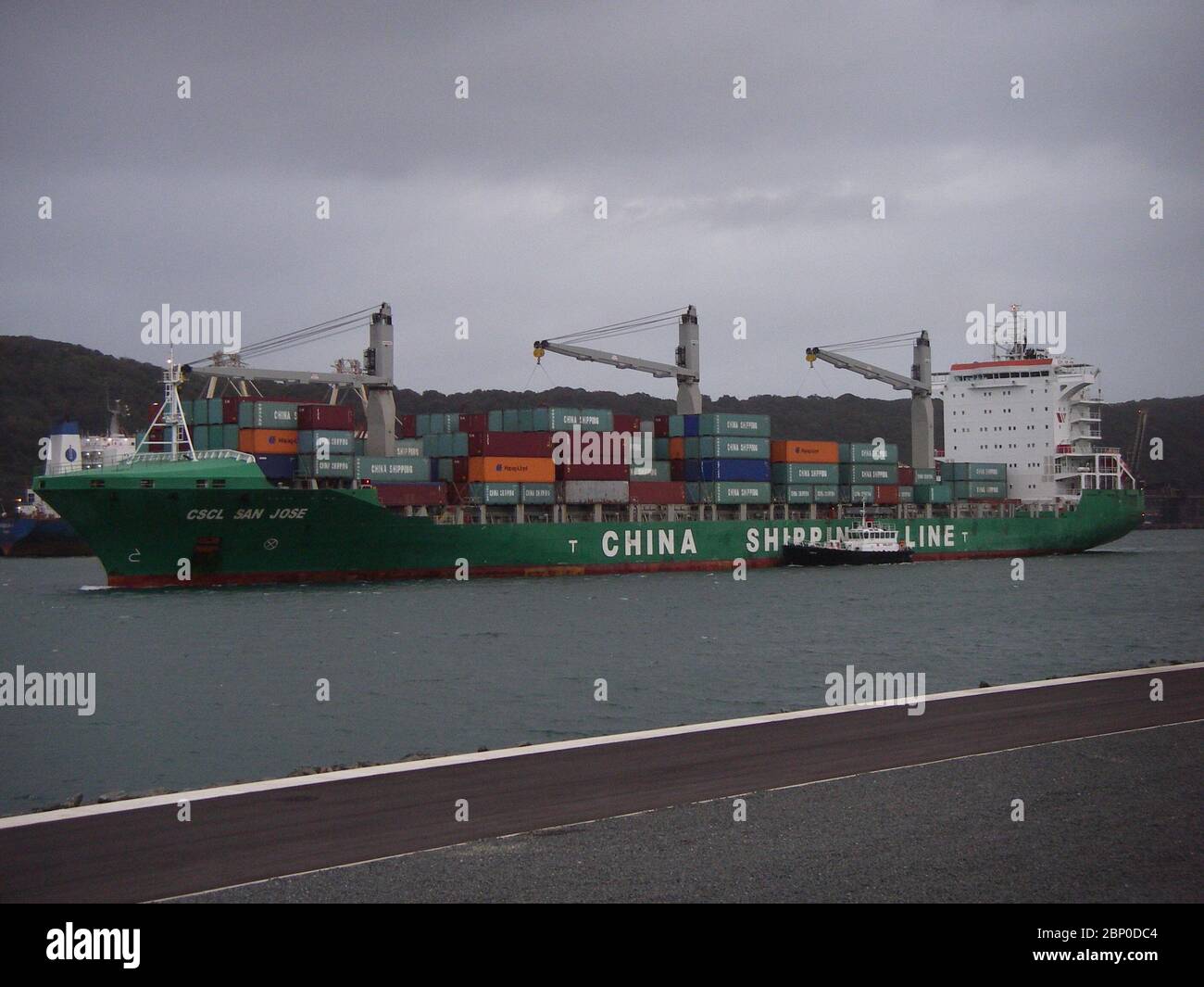 Ship  CSCL SAN JOSE Stock Photo