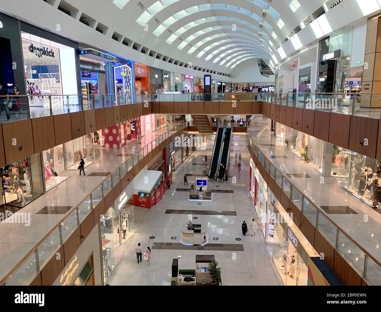 Dubai / UAE May 13, 2020 World's largest shopping center. Empty