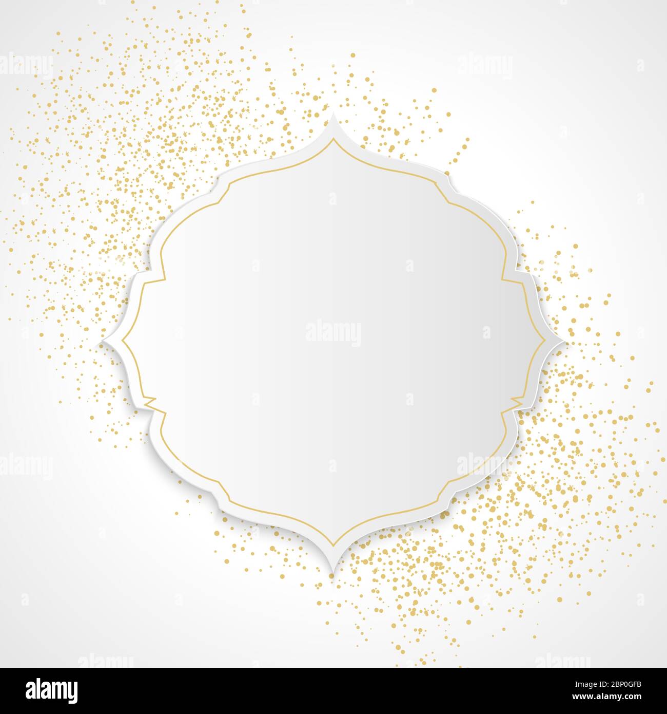 Abstract Party Frame Background Vector Illustration Stock Vector Image ...