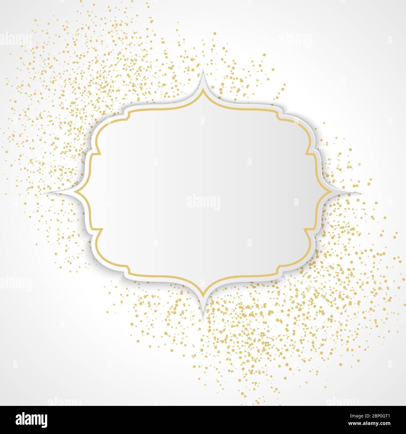 Abstract Party Frame Background Vector Illustration Stock Vector Image ...