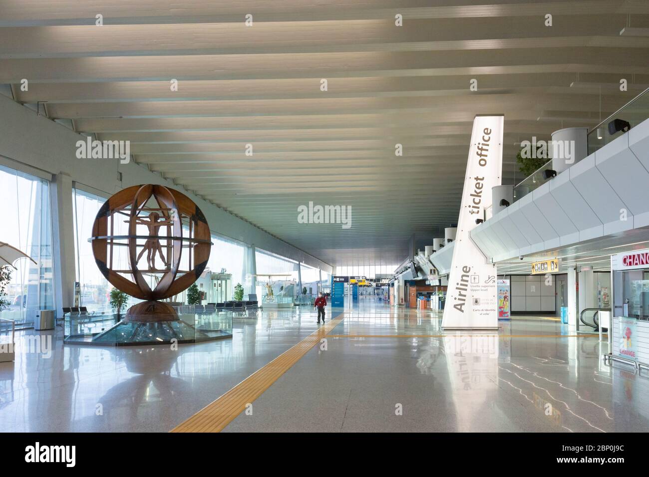 Fiumicino airport Stock Photo