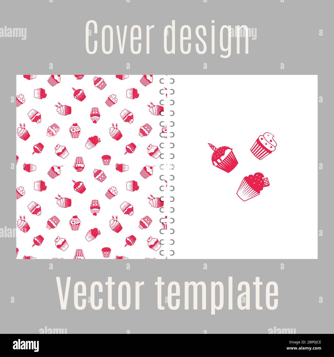 Decorative geometric pattern in pink and grey colors, vector illustration Stock Vector