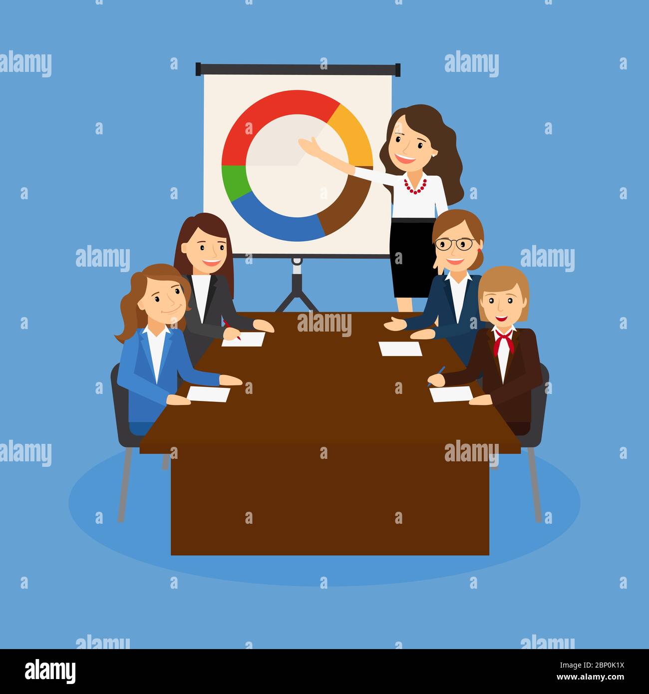 Fancy board room Stock Vector Images - Alamy