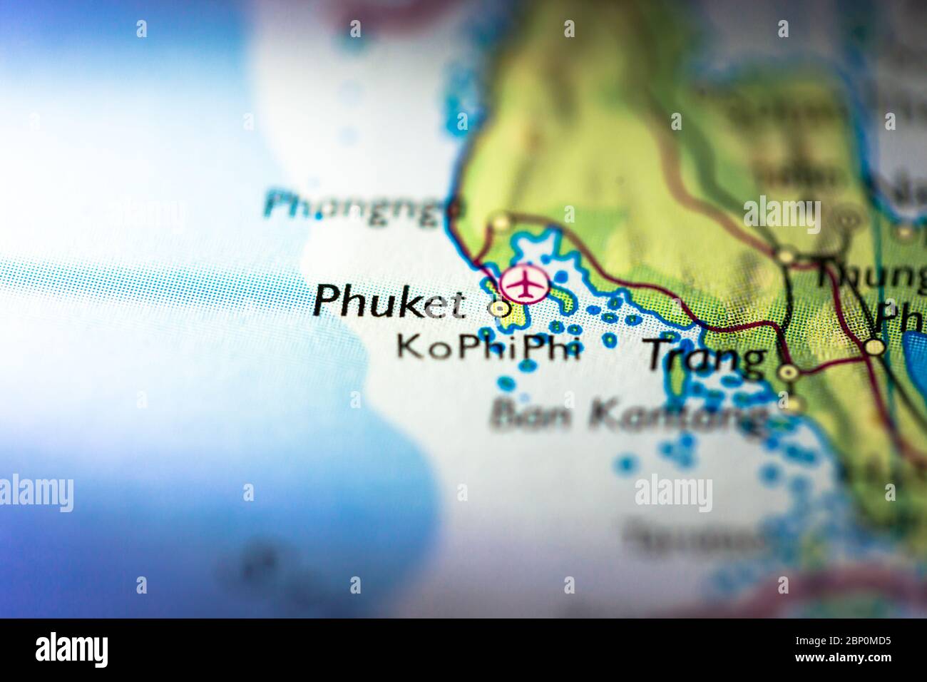 Phuket map hi-res stock photography and images - Alamy