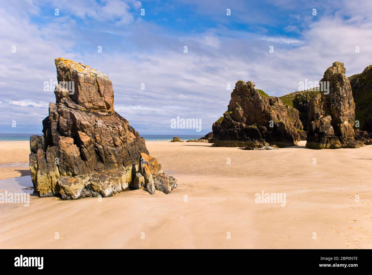 Gary Beach, Tolsta, Isle of Lewis, Scotland, United Kingdom Stock Photo
