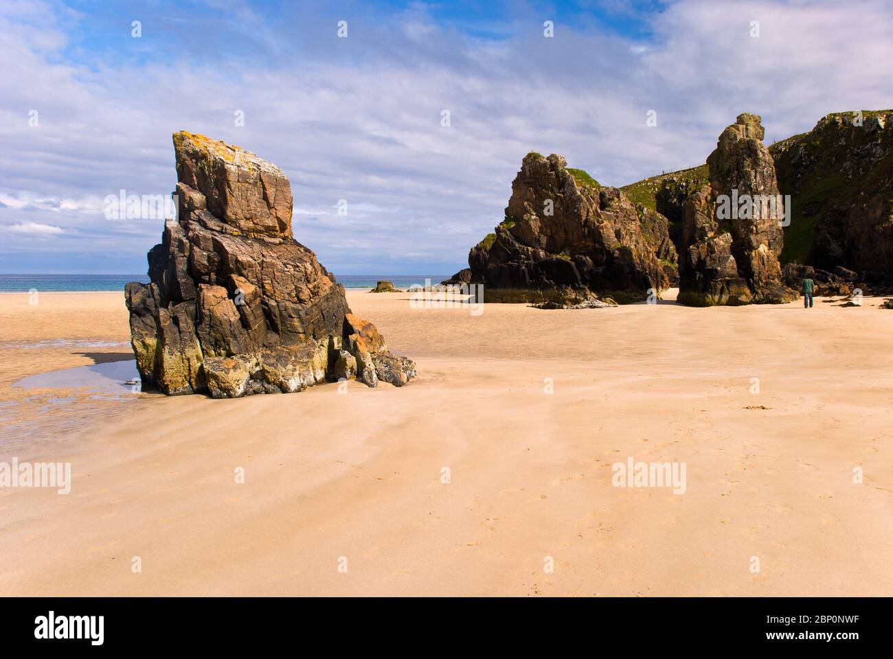 Tolsta Beach, Isle of Lewis, Western Isles, Scotland, United Kingdom Stock Photo