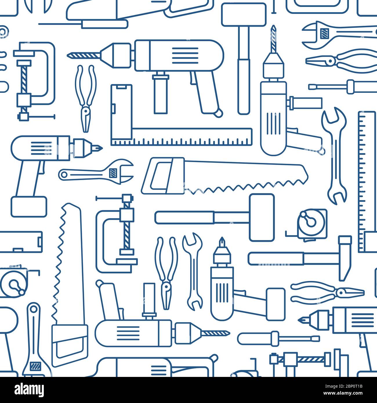 Hardware tool set linear seamless pattern. Vector carpenter or locksmith working tools thin line wallpaper Stock Vector Image & Art - Alamy Hardware tool set linear seamless pattern. Vector carpenter or locksmith working tools thin line wallpaper Stock Vector Image & Art - Alamy