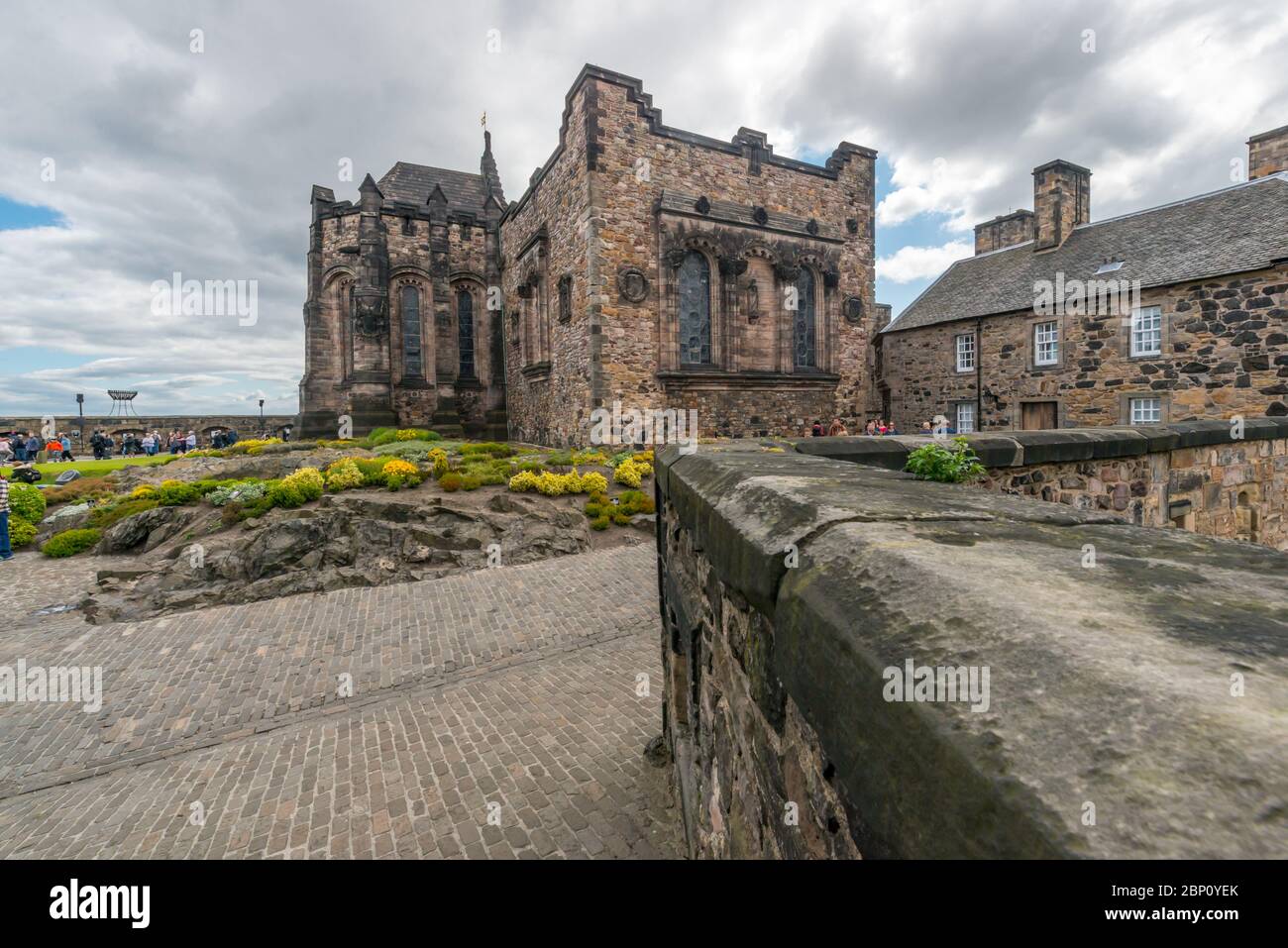 Edinburgh Schloss Stock Photo