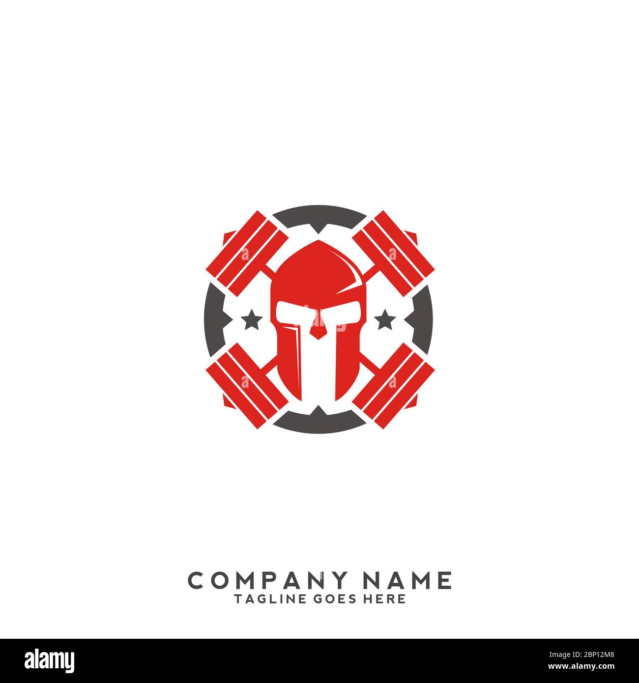 Gladiator Mask Spartan Helmet Logo Template Vector Icon Design Stock Vector Image Art Alamy