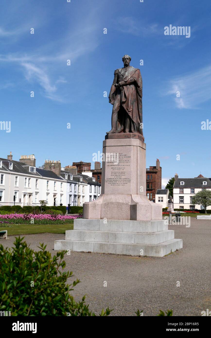 Earl of Eglinton statue, Wellington Square,Ayr,South Ayrshire,Scotland