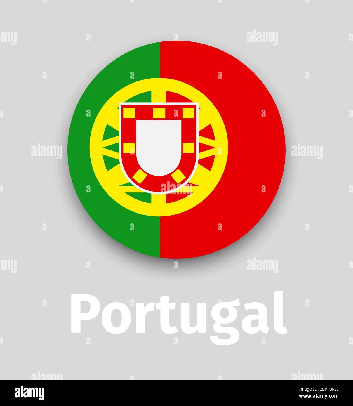 Portugal Flag Icon Round Hi Res Stock Photography And Images Alamy