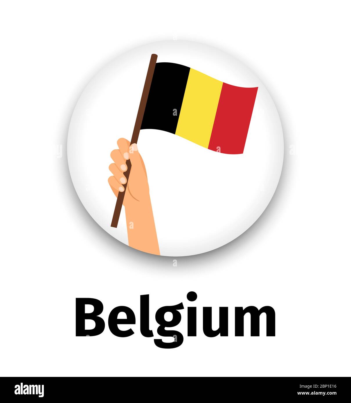 View Belgium Flag Round Icon Pics