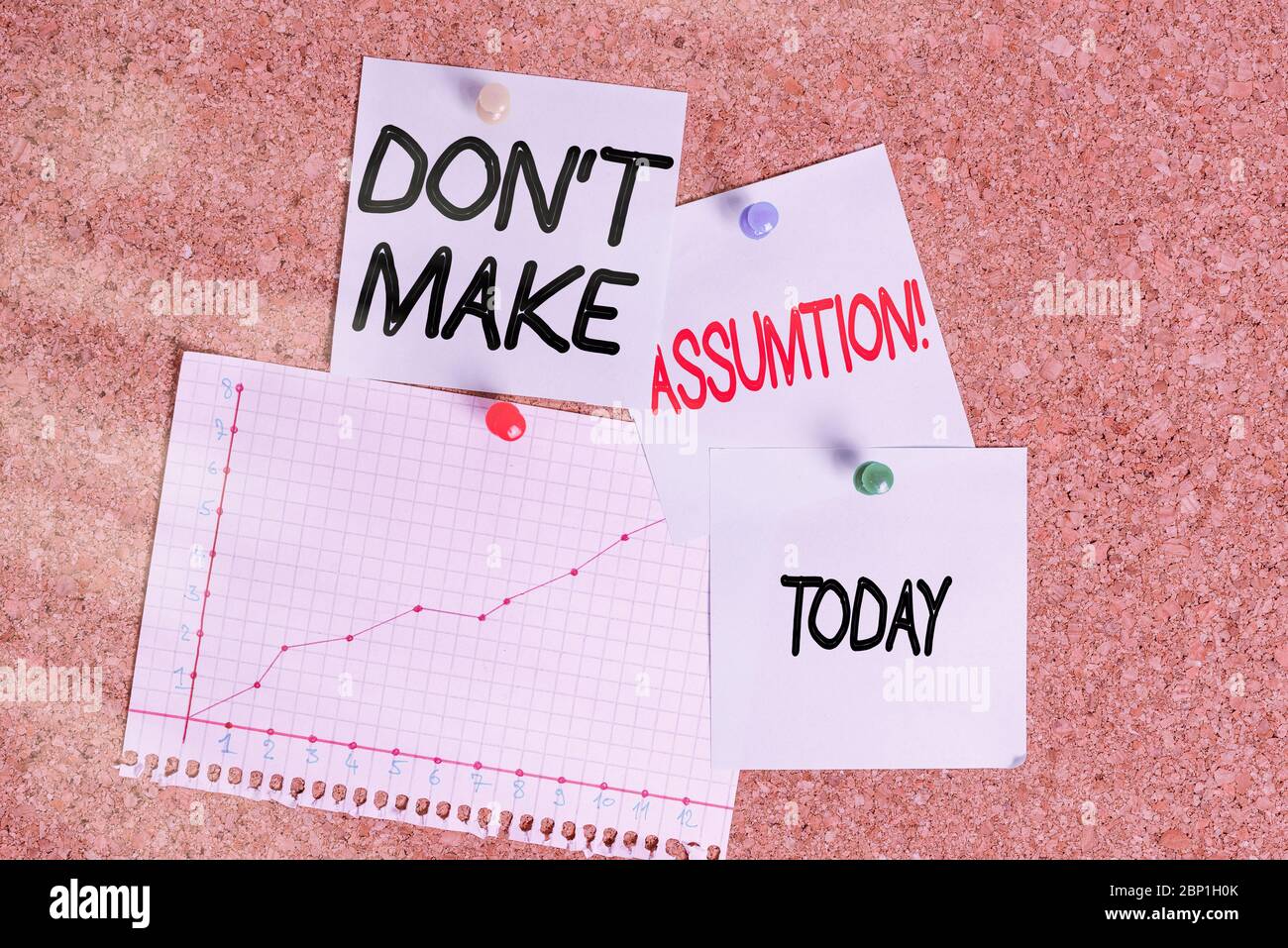 Word writing text Don T Make Assumption. Business photo showcasing ...