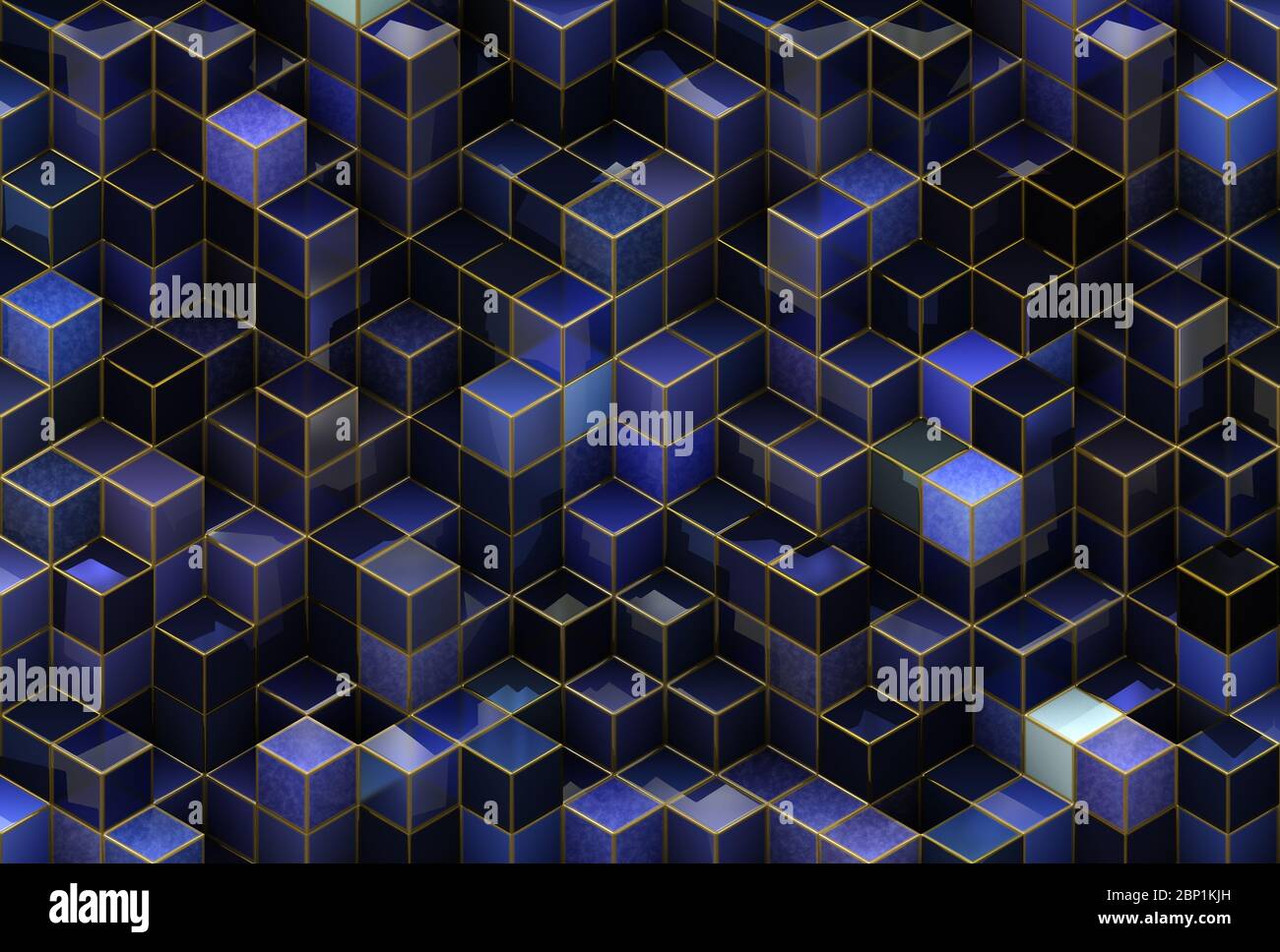 stacked modern 3d cubes Stock Photo - Alamy