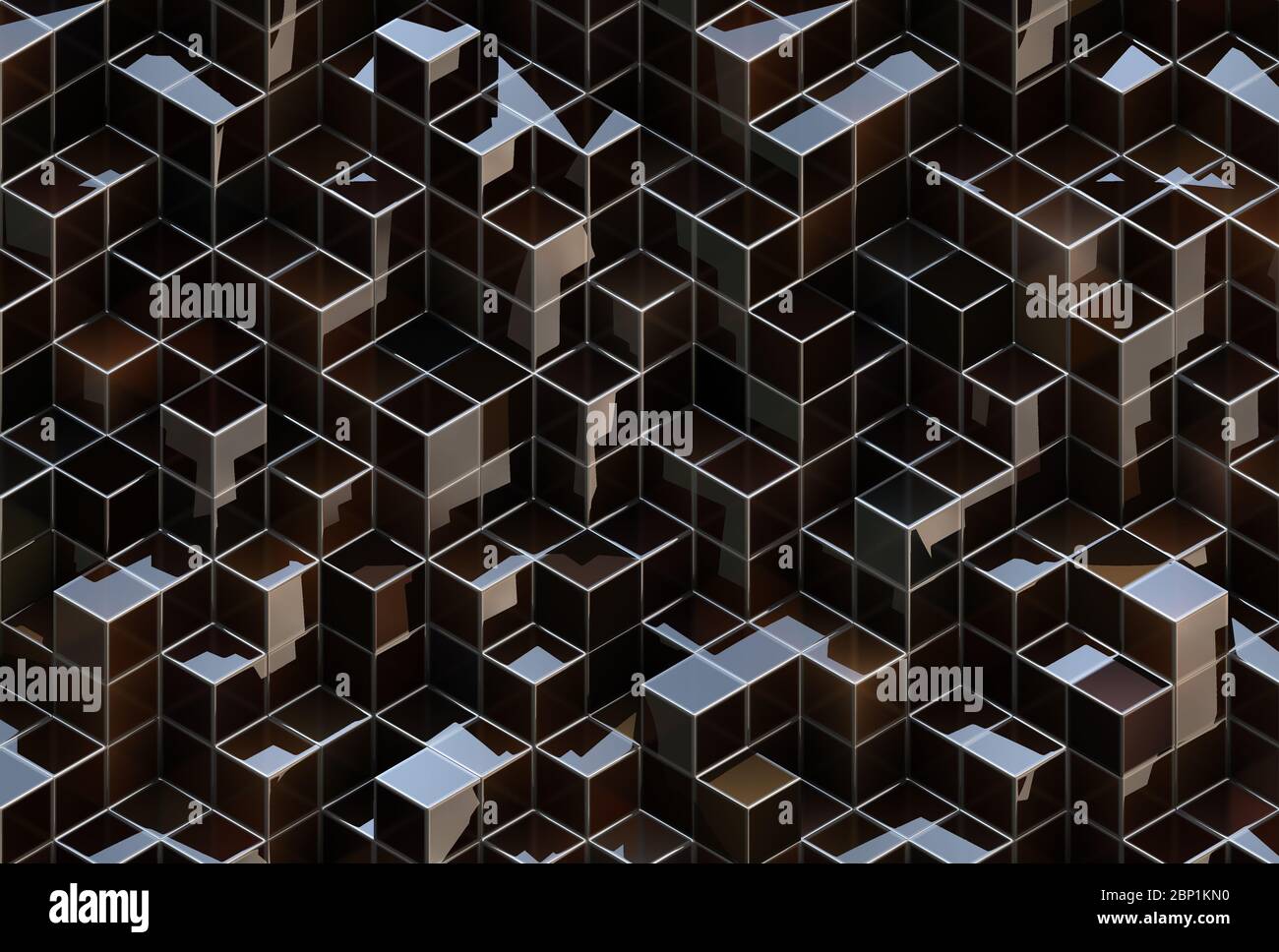 Stacked modern 3d cubes hi-res stock photography and images - Alamy