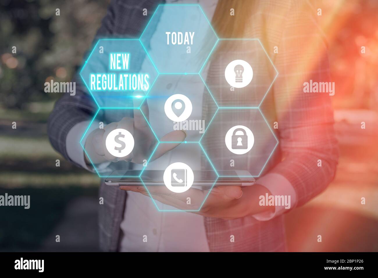 Text sign showing New Regulations. Business photo showcasing rules made ...