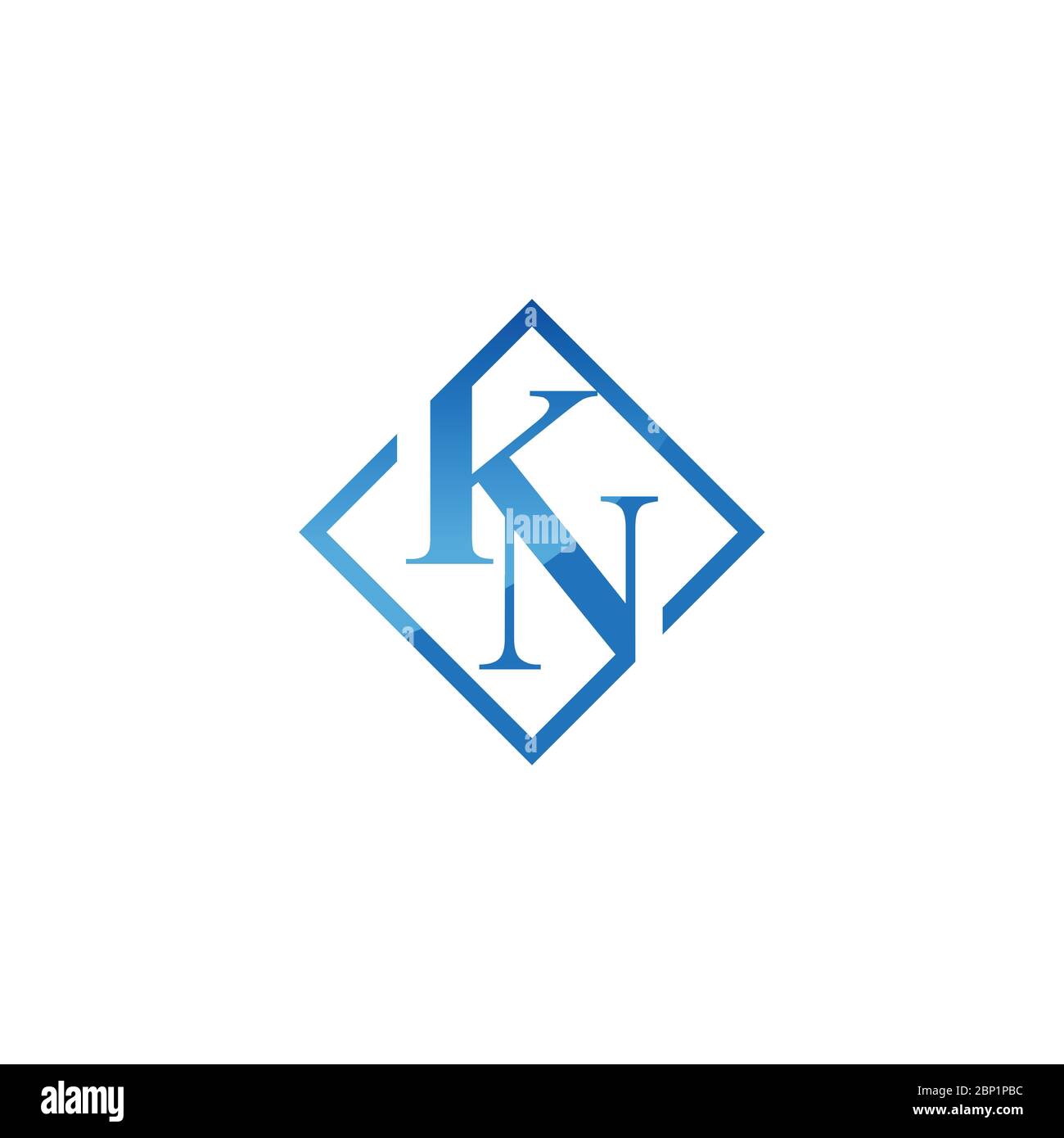 Letter kn logo hi-res stock photography and images - Alamy
