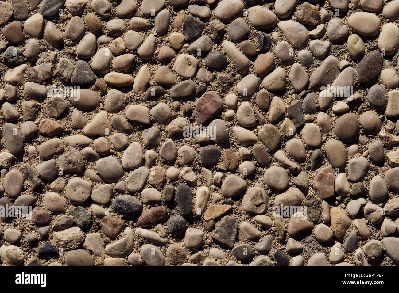 Gravel flooring close up texture Stock Photo