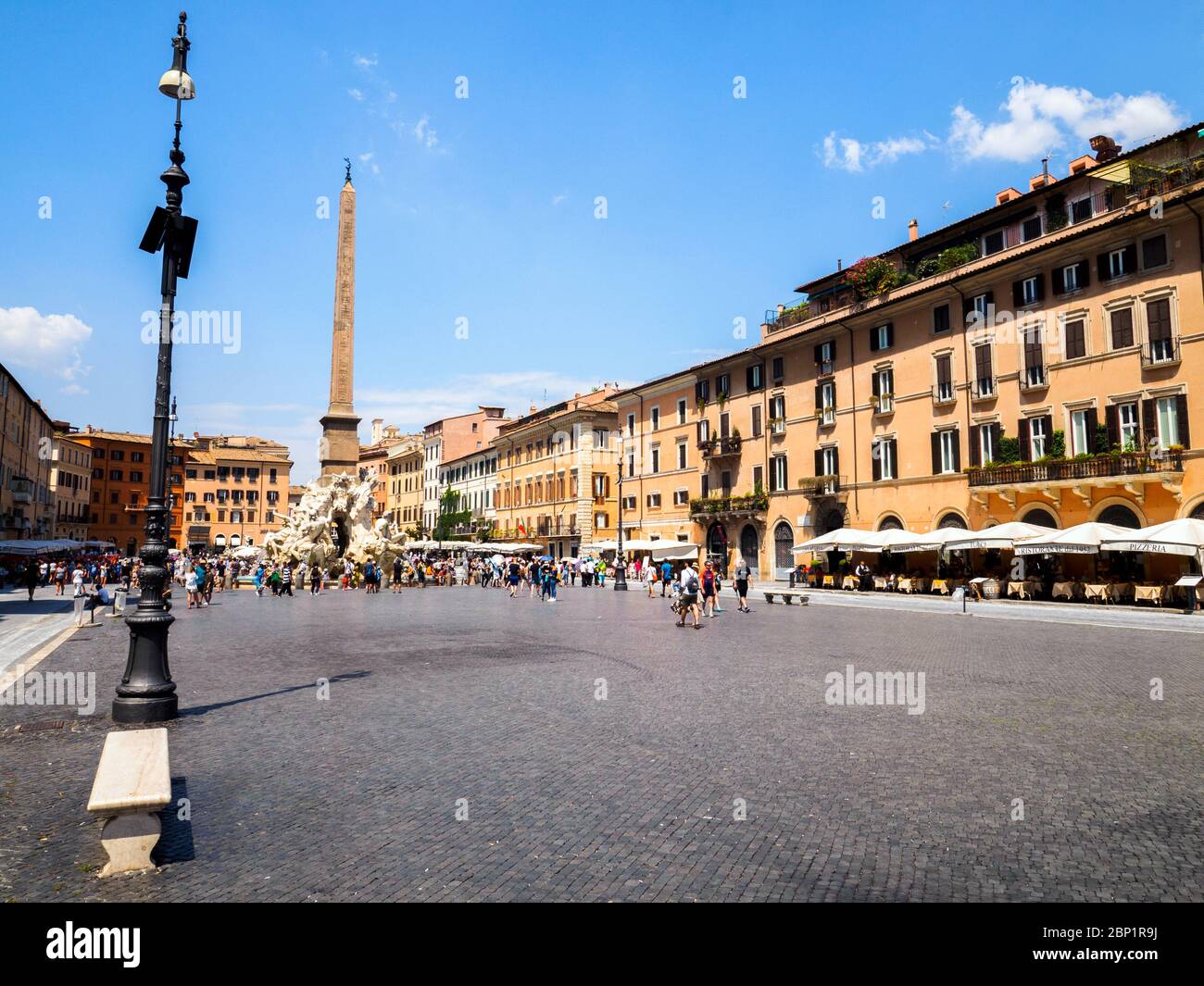 Piazza Navona - Rome, Italy Stock Photo