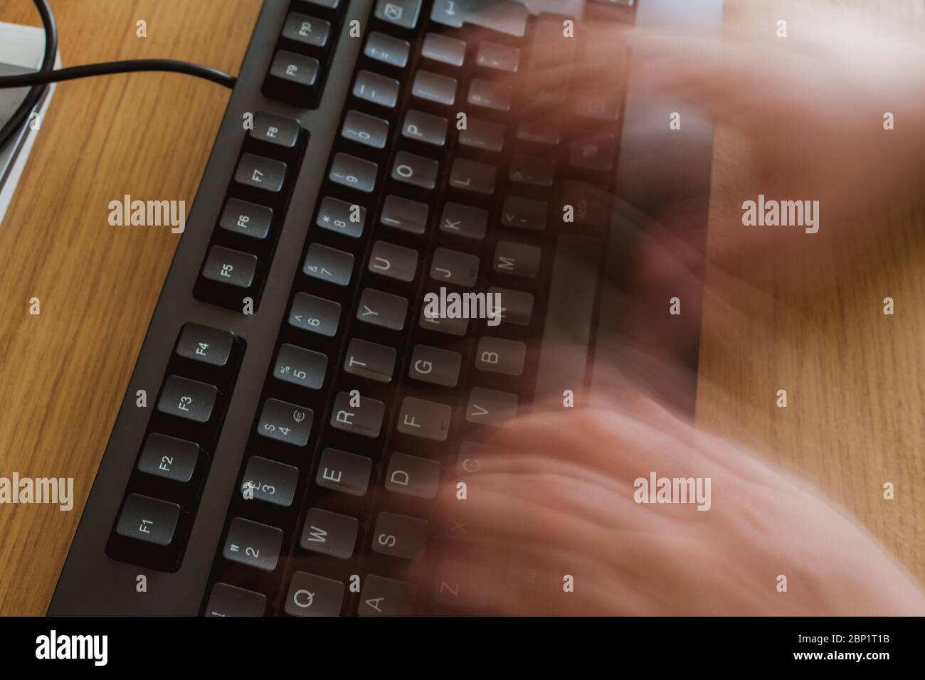 Typing movement hi-res stock photography and images - Alamy