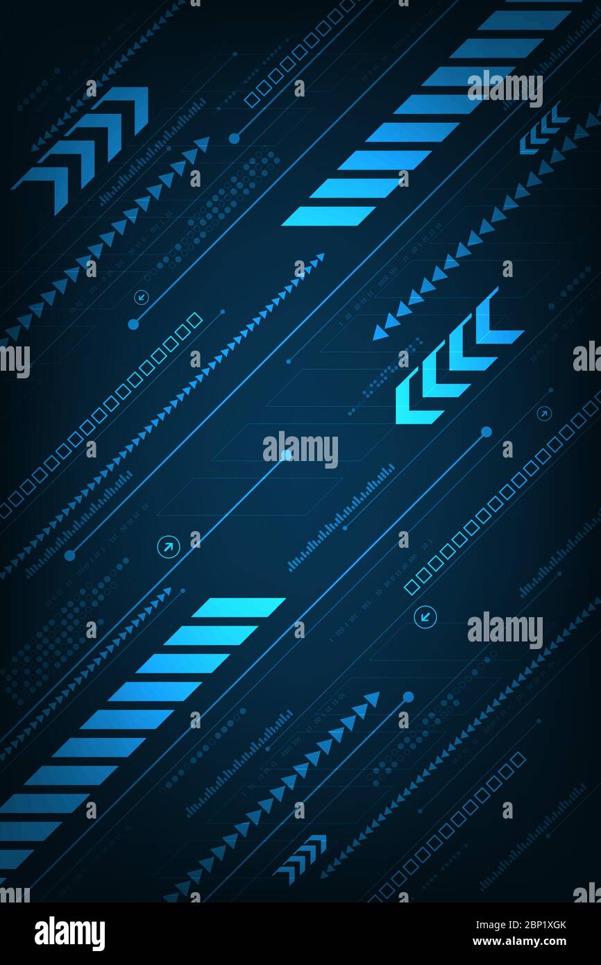 Vector background in the concept of technology Stock Vector Image & Art ...