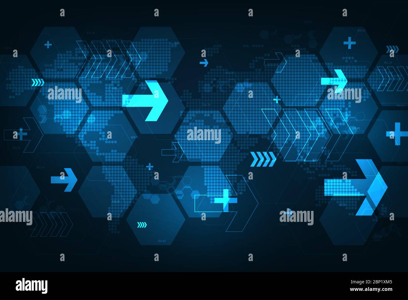 Operation of digital systems that are transferring data Stock Vector ...
