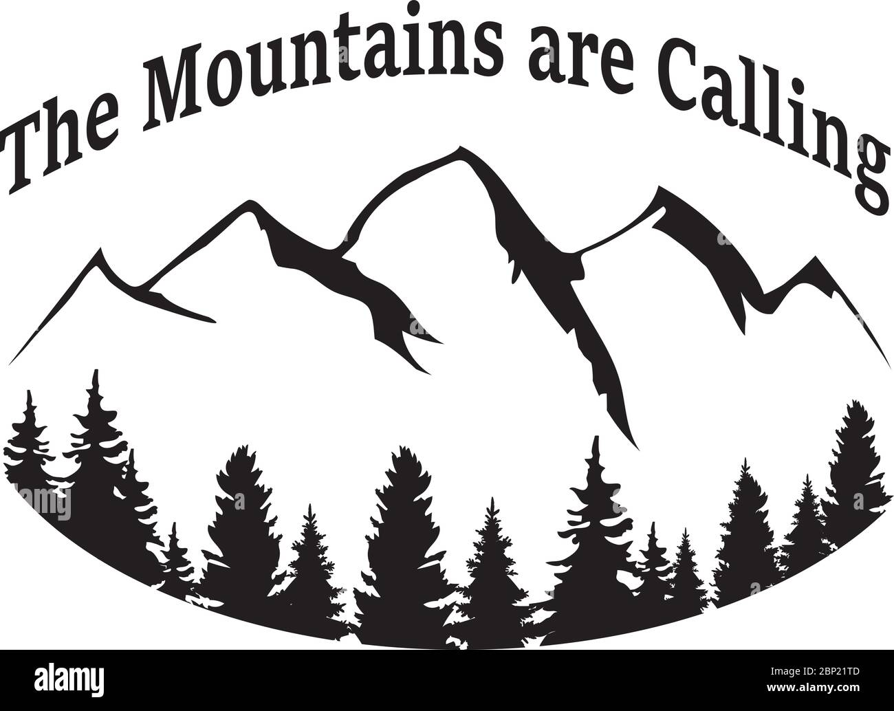 Free Free 297 Mountain Range With Trees Svg SVG PNG EPS DXF File