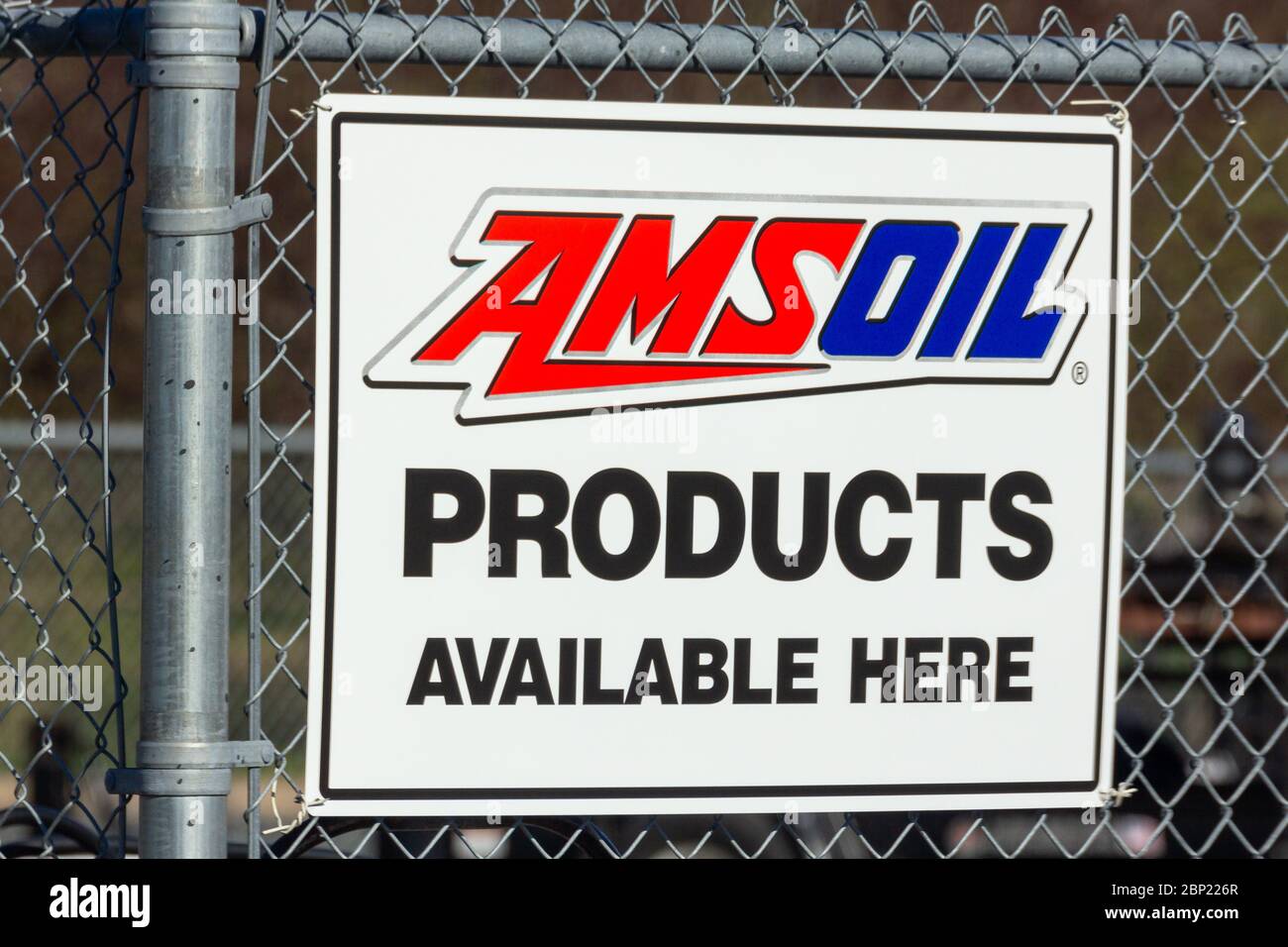 River Falls Wi Usa May 2 2020 Amsoil Petroluem Products Sign And Trademark Logo Stock Photo Alamy