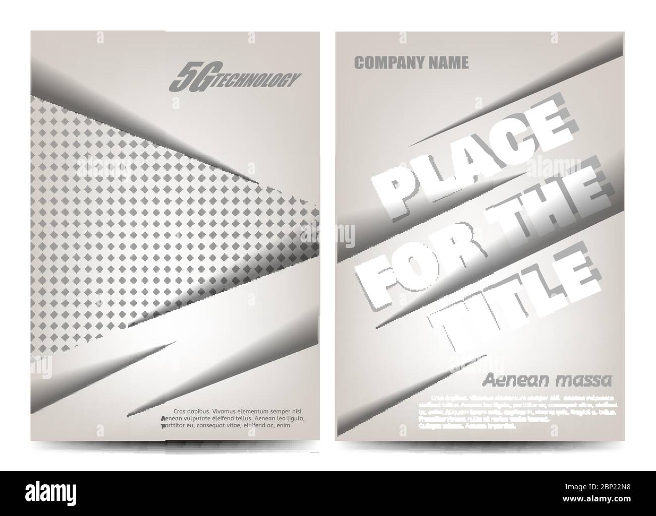 Brochure design. Flyer template. Editable A4 poster for business, education, presentation, website, magazine cover. Stock Vector