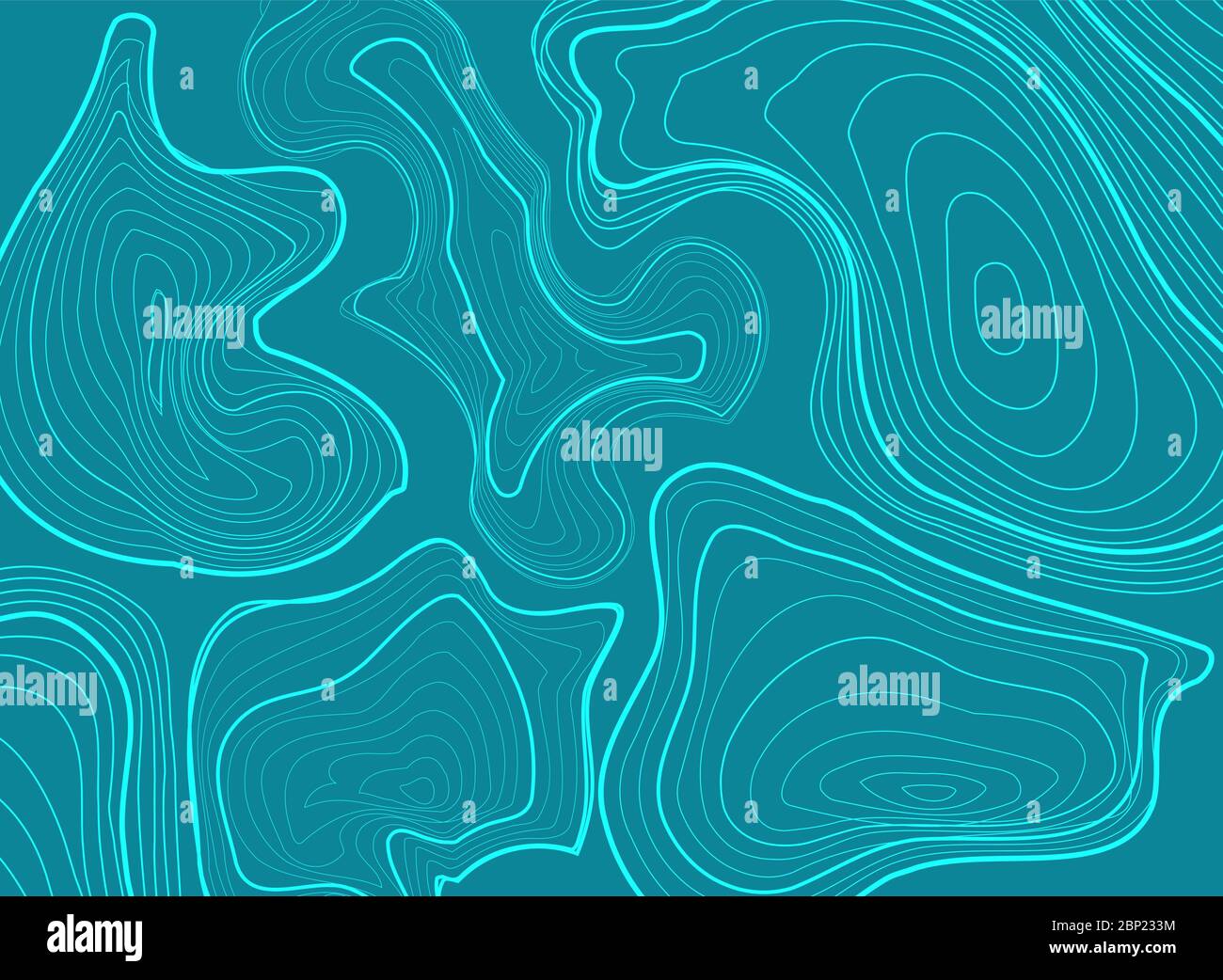 Topographic map background concept Stock Vector