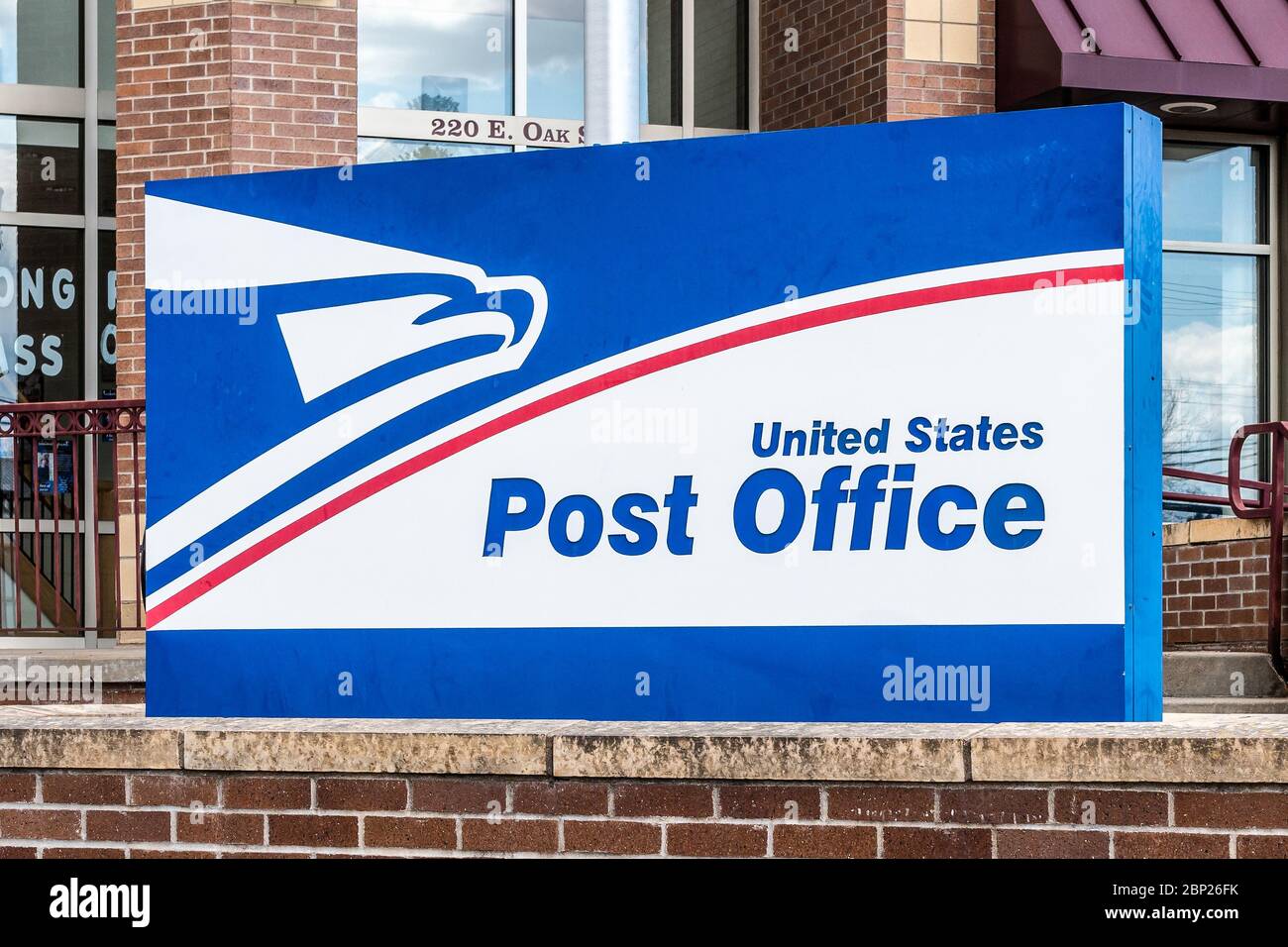 GLENWOOD CITY, WI/USA April 25, 2020 United States Post Office