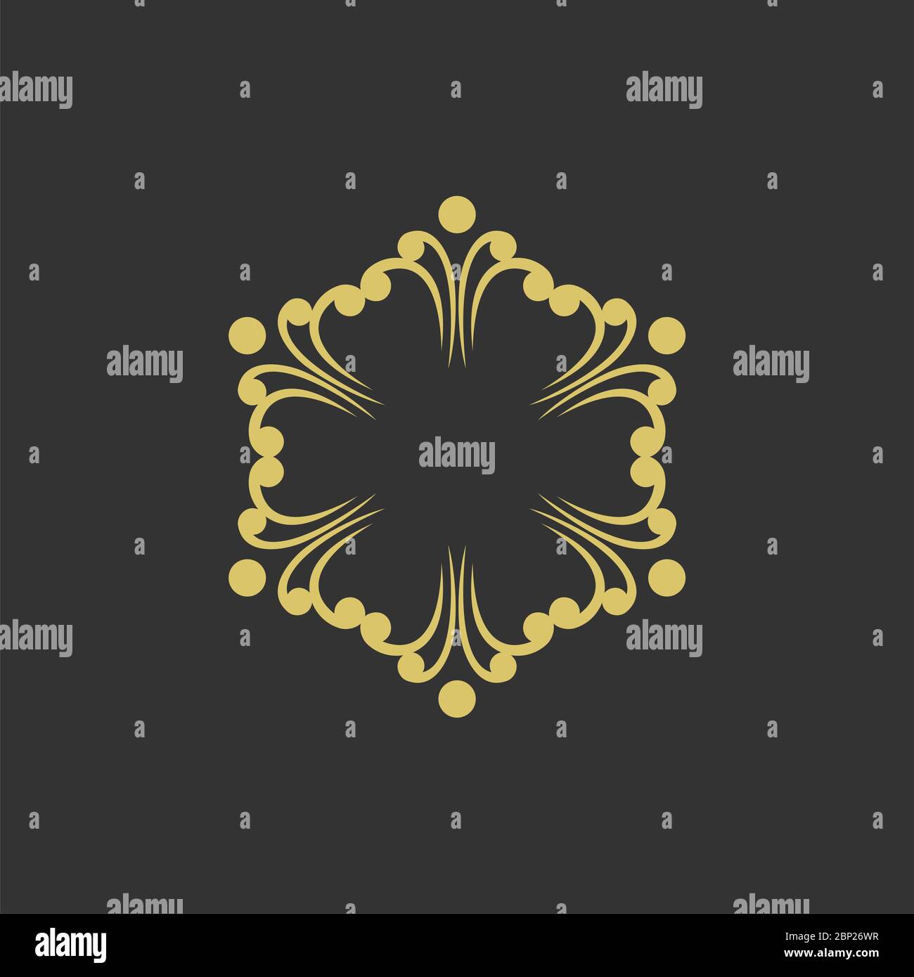 Ornamental Flower Logo Template Illustration Design. Vector EPS 10 ...