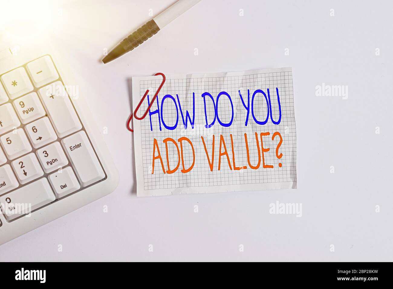 Word writing text How Do You Add Value Question. Business photo ...