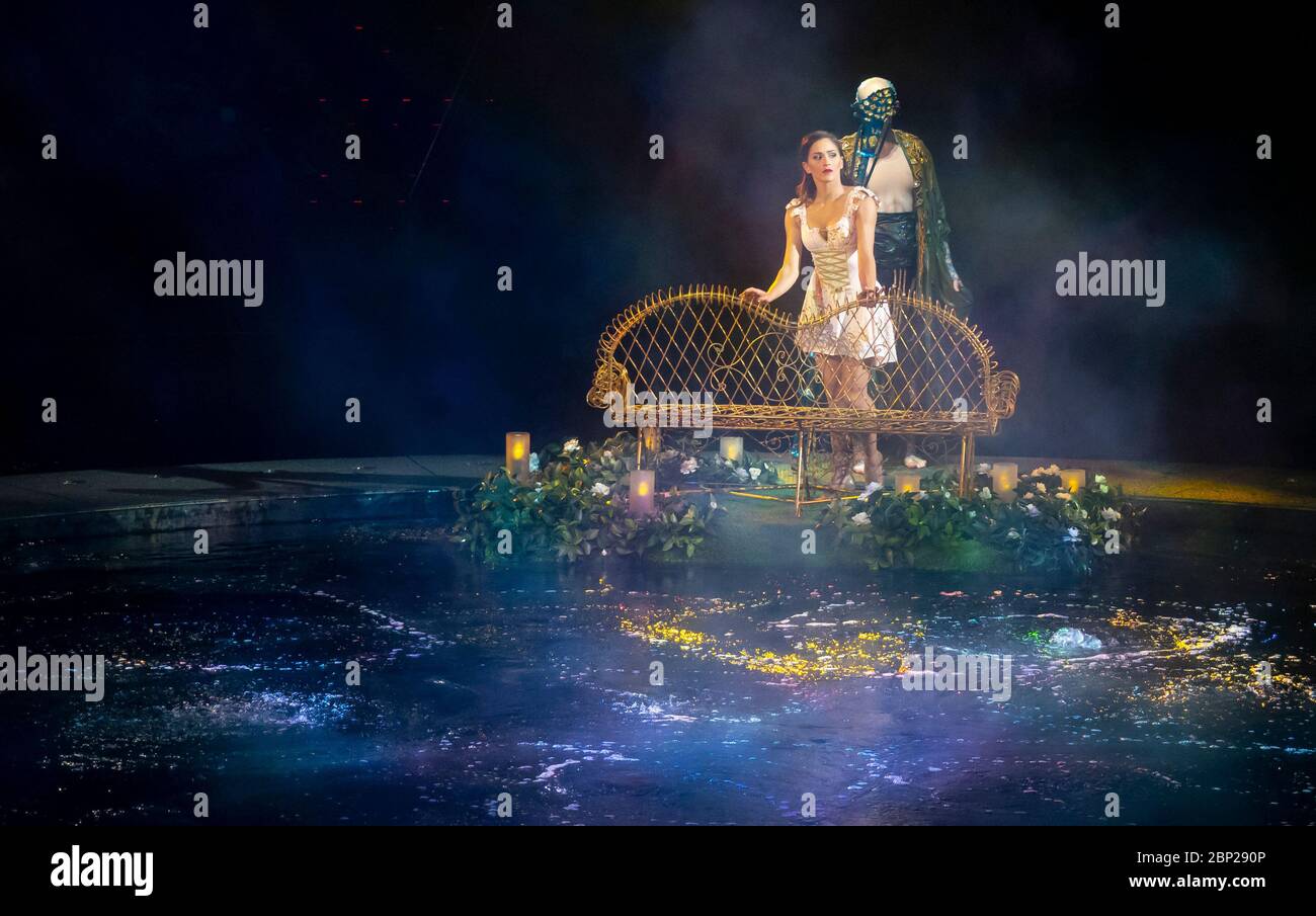 Le Reve-The Dream. A journey into the world of dreams to find true love. Wynn Resort and Casino, Las Vegas, Nevada, February 2020. Stock Photo