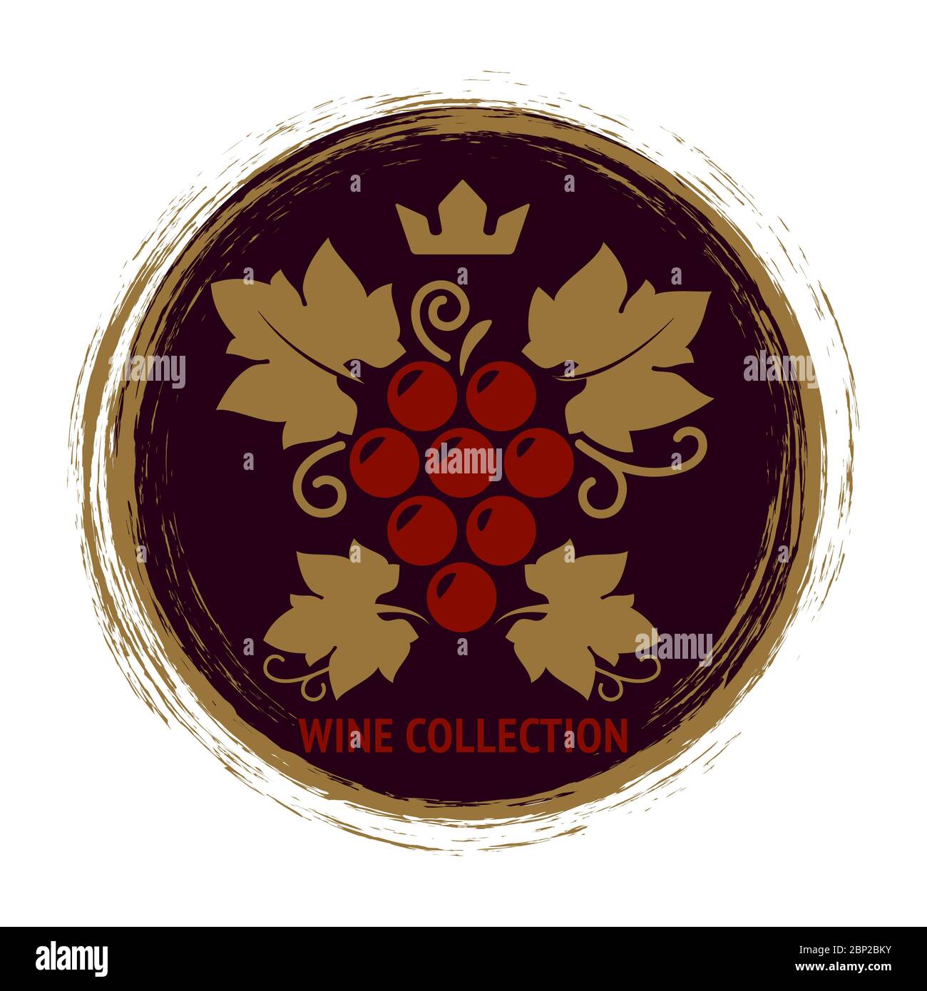 Gold Wine Label Stock Vector Images - Alamy