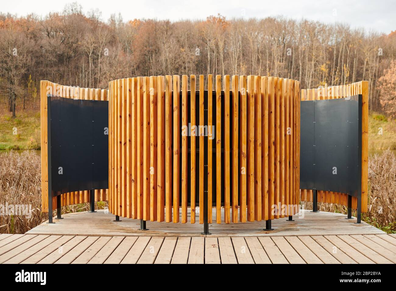 Beach dressing cabin. Modern bathing room for changing clothes near